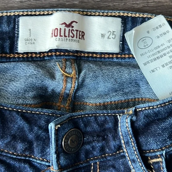 HOLLISTER super skinny denim Jeans 1 25 - Picture 2 of 2